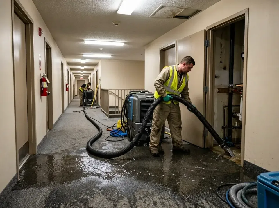 multi-unit-apartment-hallway-f-005 — frequently asked questions, Emergency Burst Pipe Water Extraction & Removal in Oregon C…